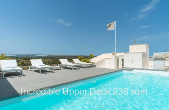 Zu verkaufen ein erstaunliches modernes Penthouse mit riesigem Dachterrassen-Pool in Porto Cristo. | Ref.: 13256